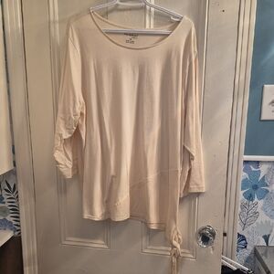 NWOT Northstyle Cream Top